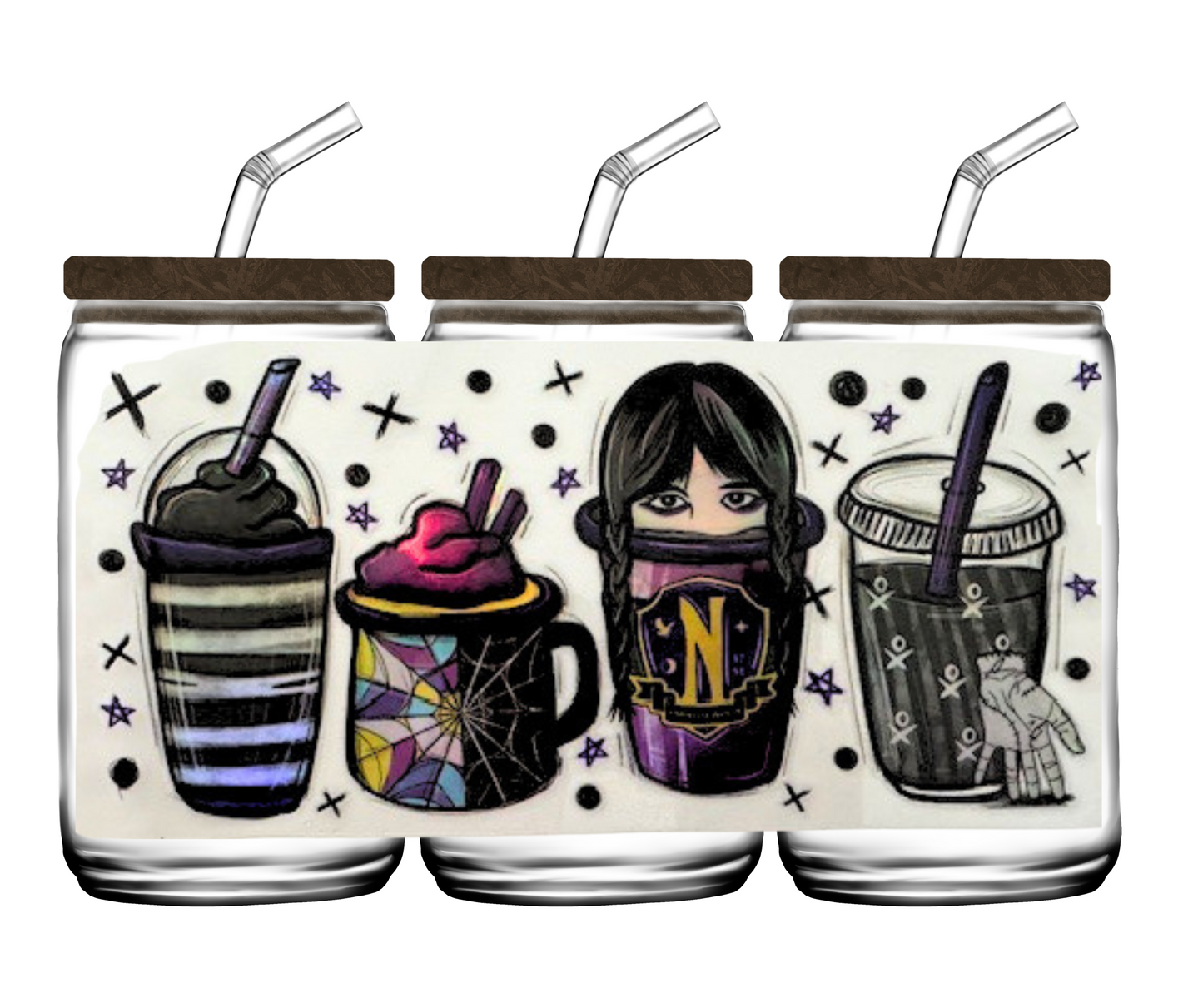 Holographic Wednesday & Thing 16oz/20oz Tumbler