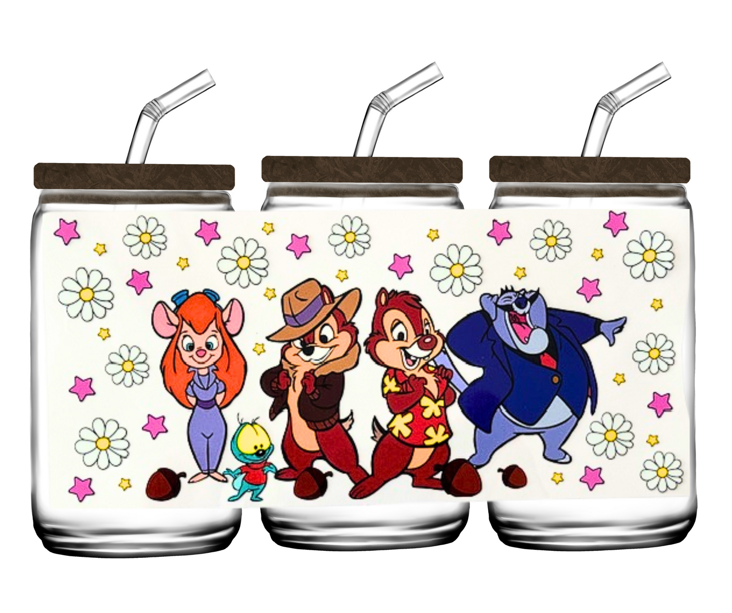 Chip & Dale Rescue Rangers - 16oz or 20 oz cup wrap