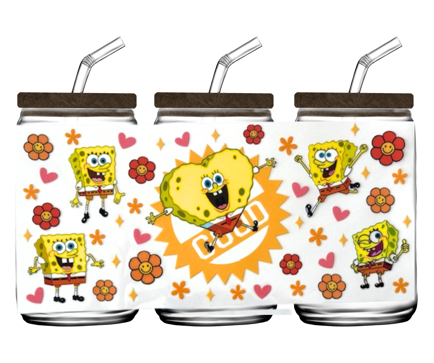 Spongebob "Good"- 16oz or 20 oz cup wrap