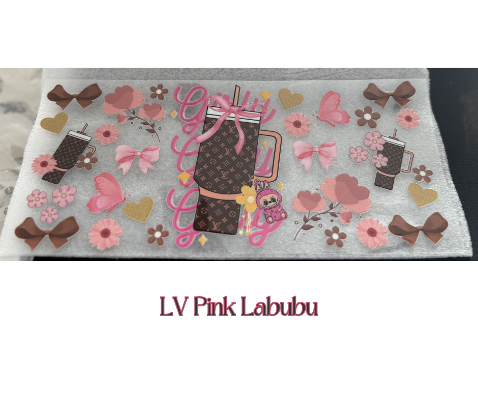 LV Labubu - 16oz UVDTF cup wrap