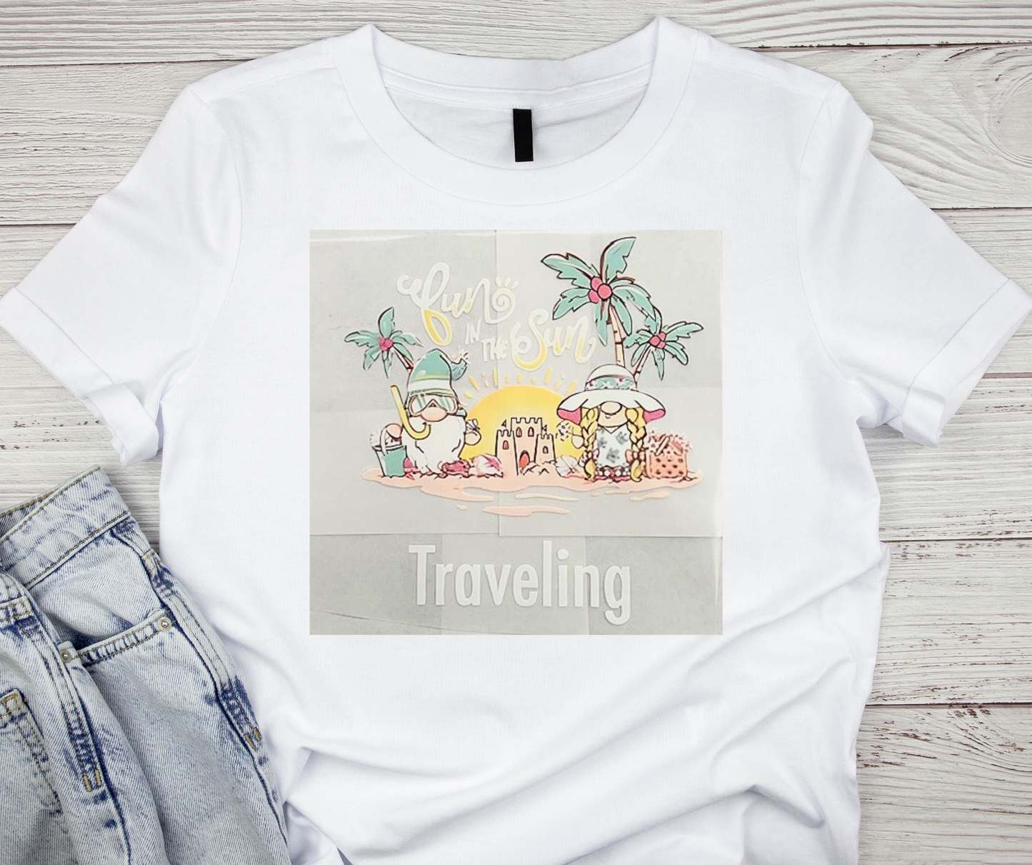Fun in the Sun Traveling Gnomes Tshirt