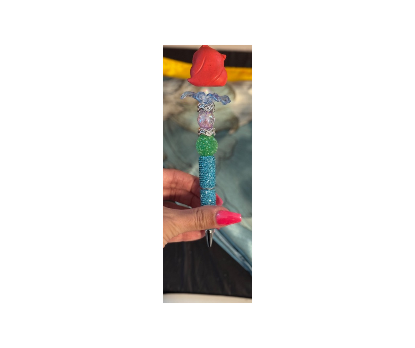 Ariel The Little Mermaid Rhinestone Pen
