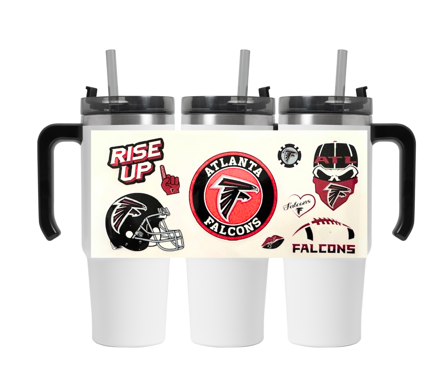 Atlanta Falcons 30oz Custom Stainless Steel Insulated Tumbler
