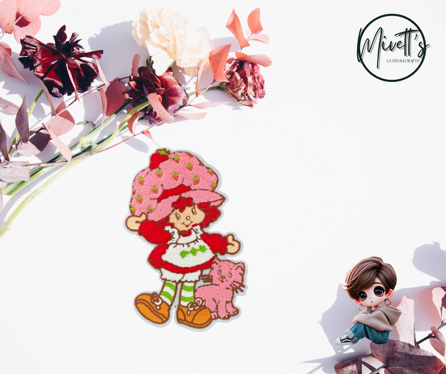 80's Strawberry Shortcake Iron On Patch