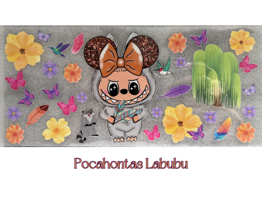 Pocahontas Labubu - 16oz UVDTF cup wrap