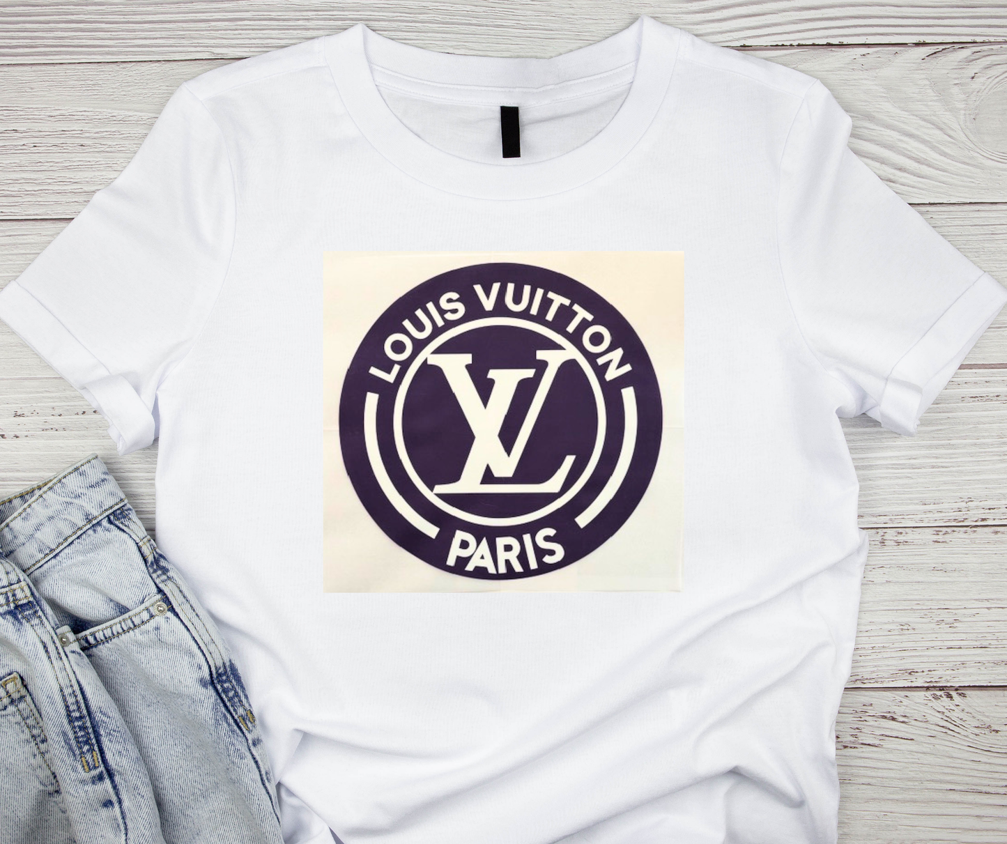 Purple LV Paris Tshirt