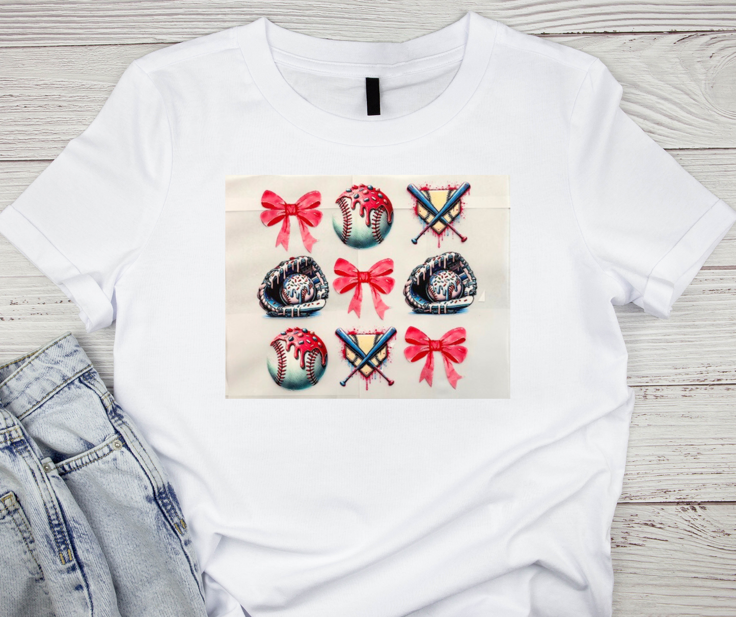 Softball Sprinkles and Bows