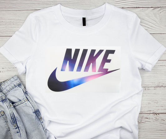 Nike Purple/Blue/Pink Swoosh Tshirt