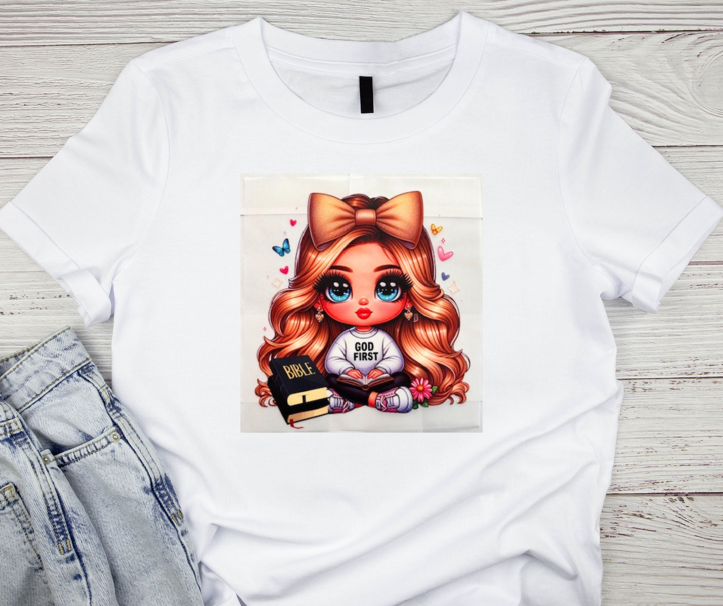 God First Little Girl Tshirt