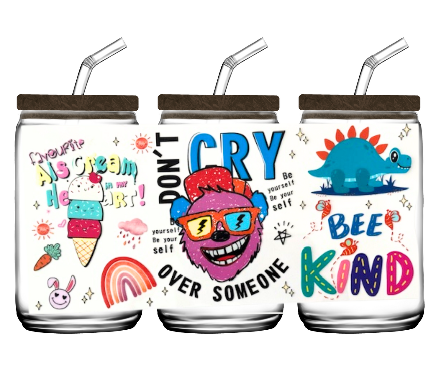 Don't Cry Over Someone - 16oz or 20 oz cup wrap