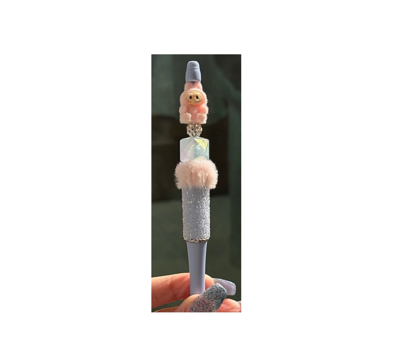3D Fuzzy Labubu Sugar Pen