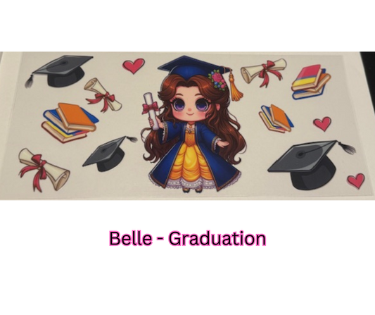 Belle - Graduation 16oz cup wrap