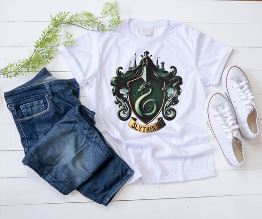 HP - Slytherin House Crest Tshirt