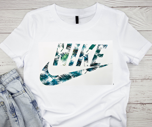Nike Green/White/Black Swoosh Tshirt