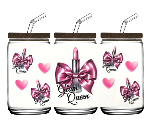 Glam Queen - 16oz or 20 oz cup wrap