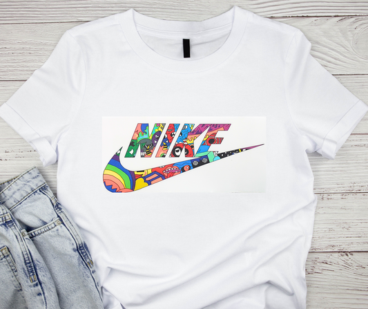 Nike Multicolored Monster Swoosh Tshirt