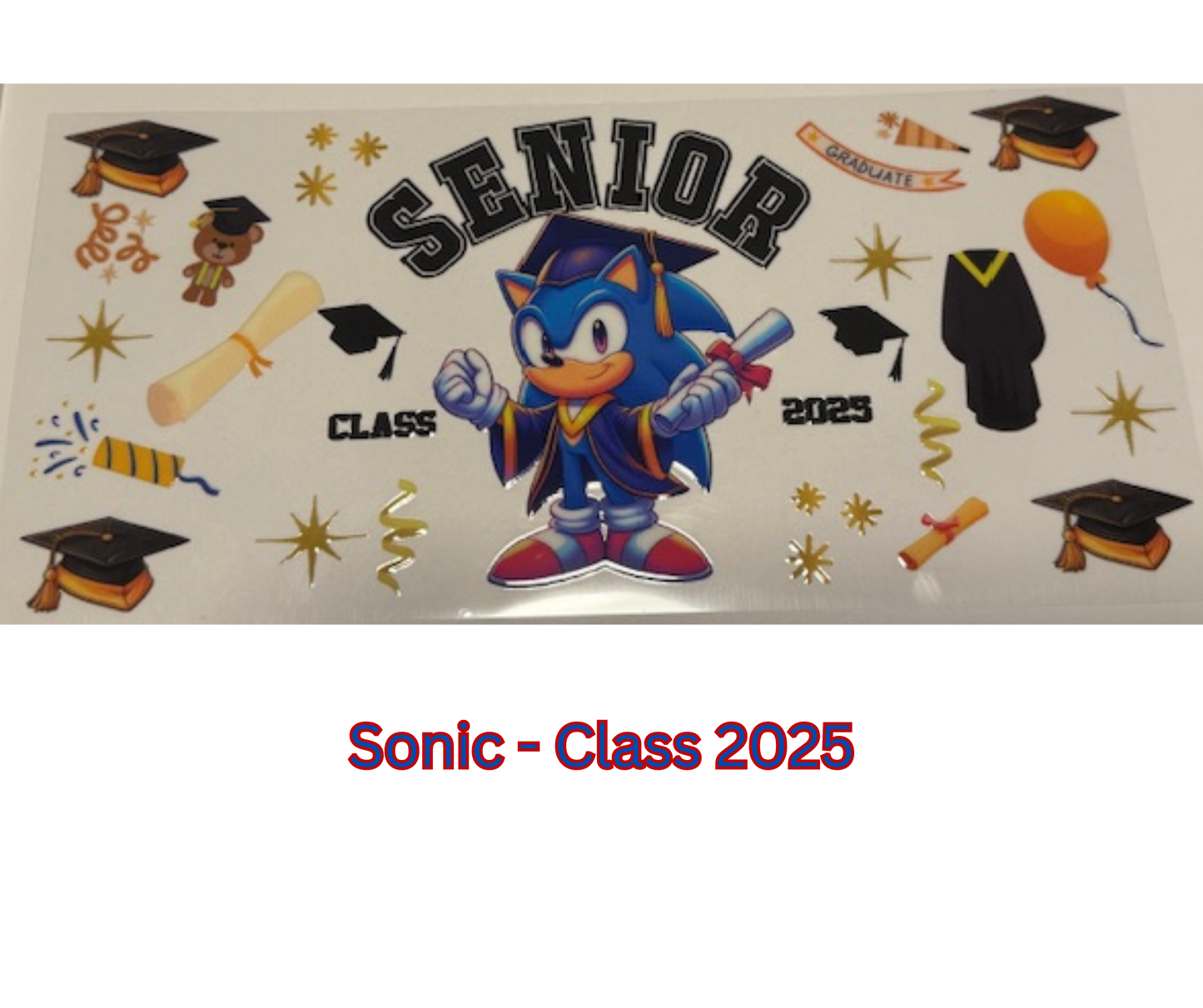 Sonic - Class of 2025 16oz cup wrap