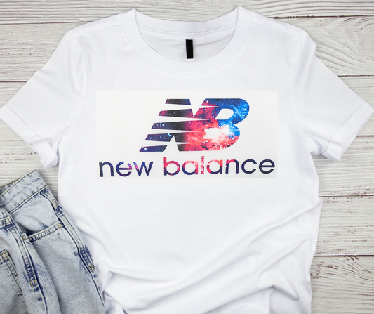New Balance "NB" Pink/Blue/Black Tshirt