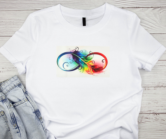 Colorful Infinity Symbol Tshirt