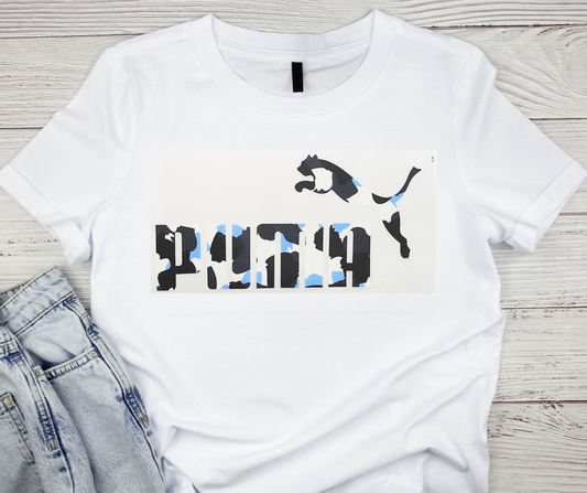 Puma Blue/Black/White Tshirt