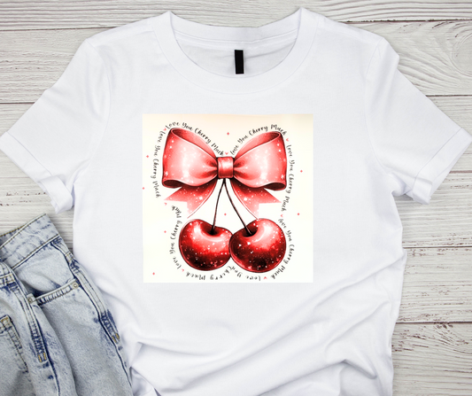 Coquette Cherry Tshirt