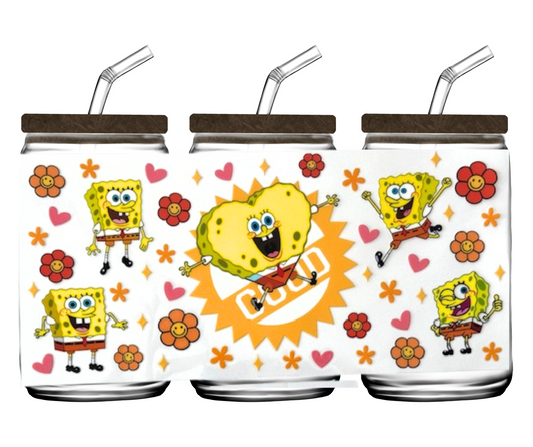 Spongebob "Good"- 16oz or 20 oz cup wrap