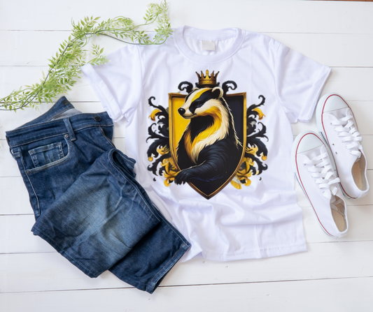 HP - Hufflepuff House Crest Tshirt