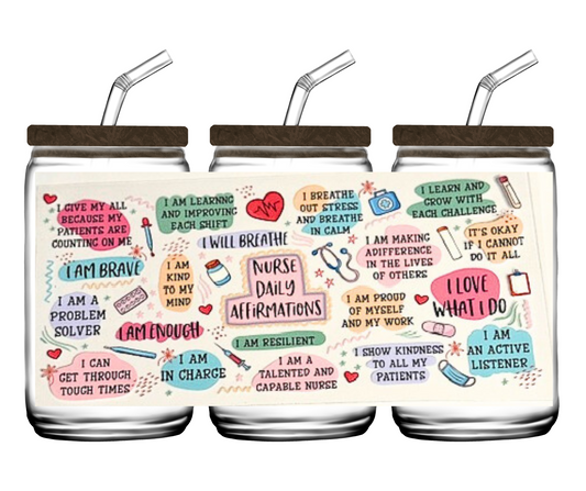 Nurse Daily Affirmations Design 20oz Tumbler