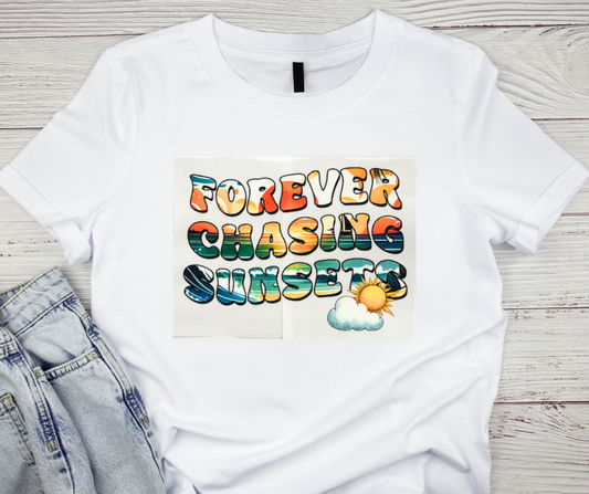Forever Chasing Sunsets Tshirt