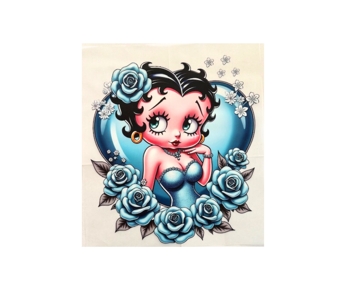 Betty Boop in blue Tshirt