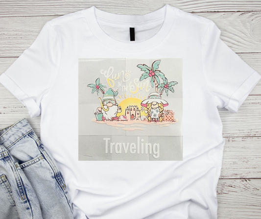 Fun in the Sun Traveling Gnomes Tshirt