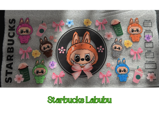 Starbucks Labubu - 16oz UVDTF cup wrap
