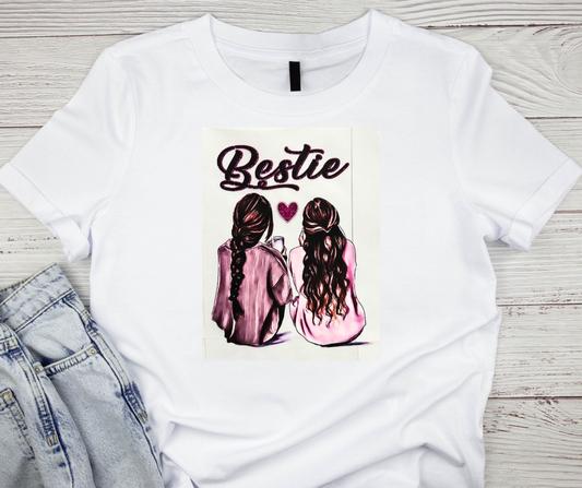Bestie in Purple Tshirt