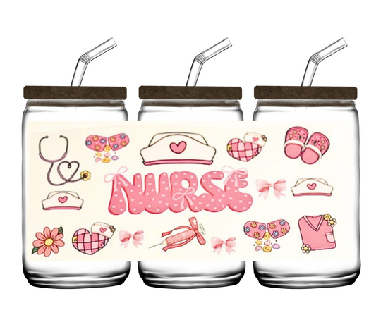 Pink Nurse Design 20oz Tumbler