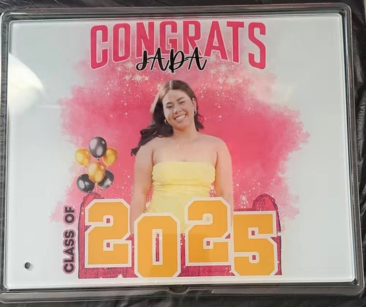 8 x 10 - Custom Glass Photo Panel