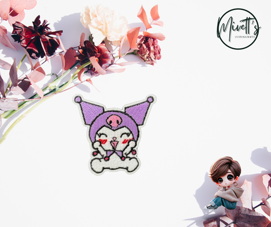 Kuromi Iron On Patch
