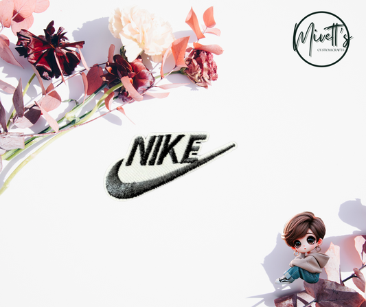 Small Swoosh Iron On Patch