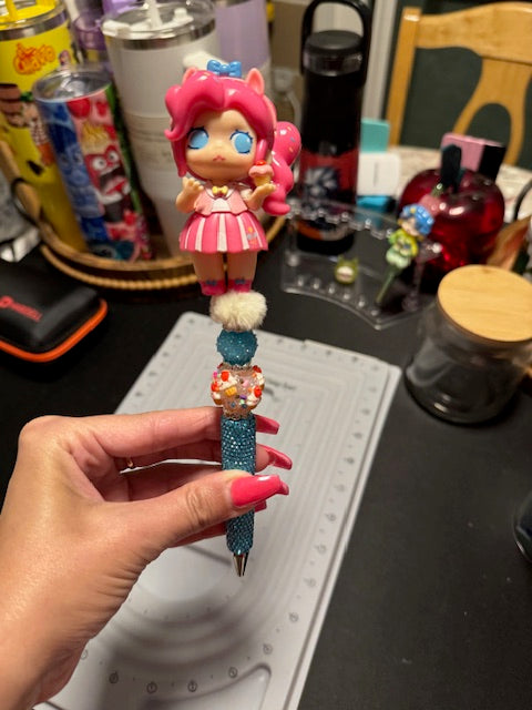 Pink Cupcake w/ sprinkles Girl Fancy Pen