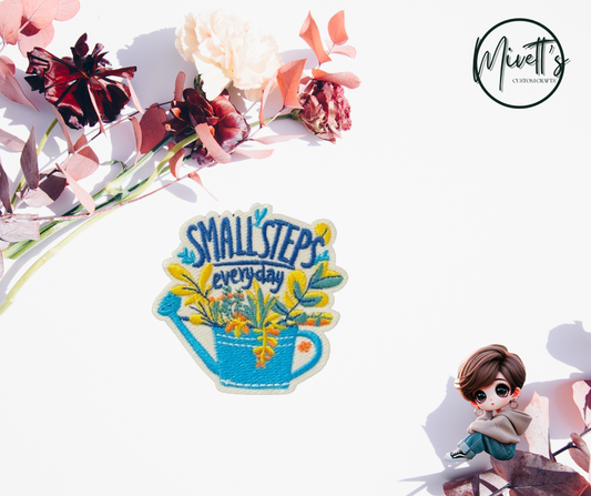 Small Steps Everyday Iron On Patch