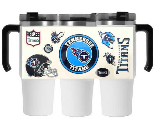 Tennessee Titans 30oz Custom Stainless Steel Insulated Tumbler